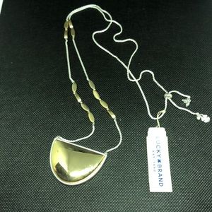 Lucky Brand Long Reversible Pendant Necklace